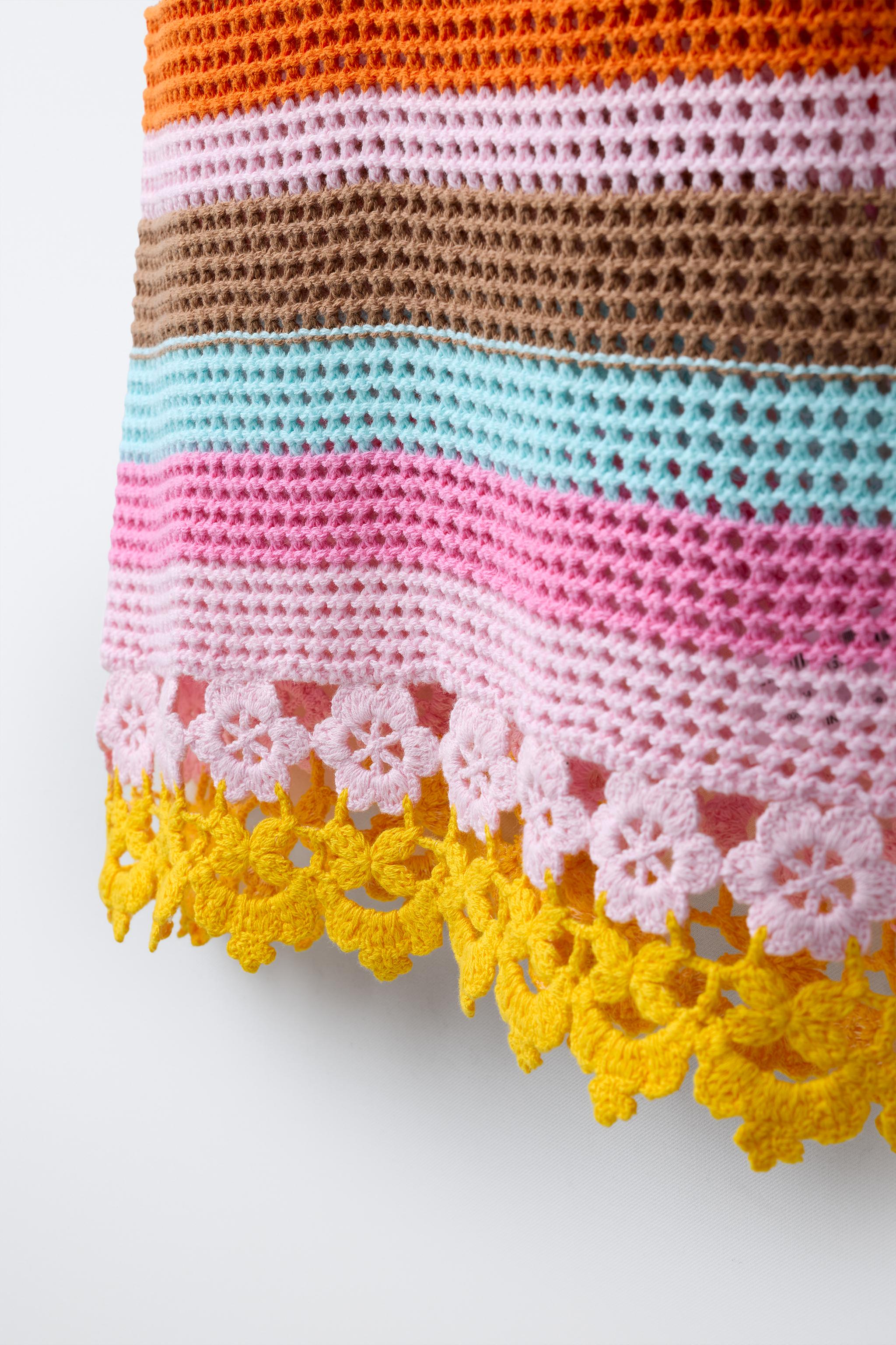 CROCHET KNIT DRESS